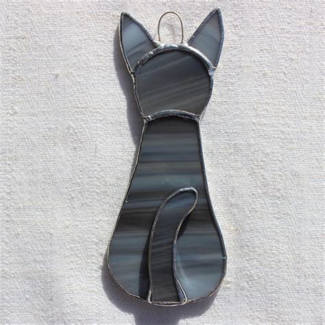 Stained Glass Cat Etsy