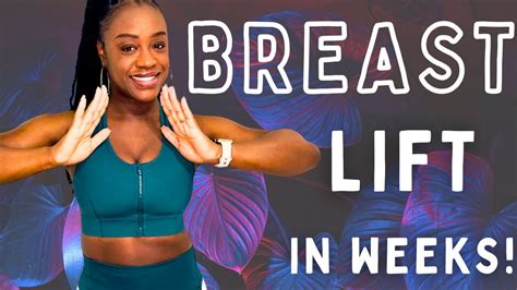 Min Natural Boob Lift Firming Shaping Chest Workout At Home Boob Lift Kamille Smith