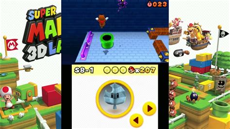 Super Mario 3d Land S8 1 All Star Coins Youtube