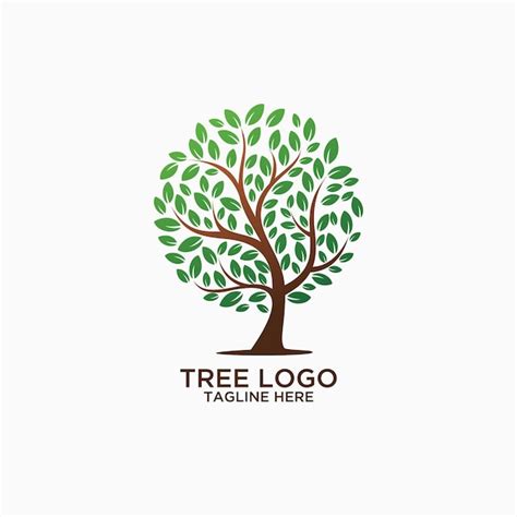 Premium Vector Circle Tree Logo Design