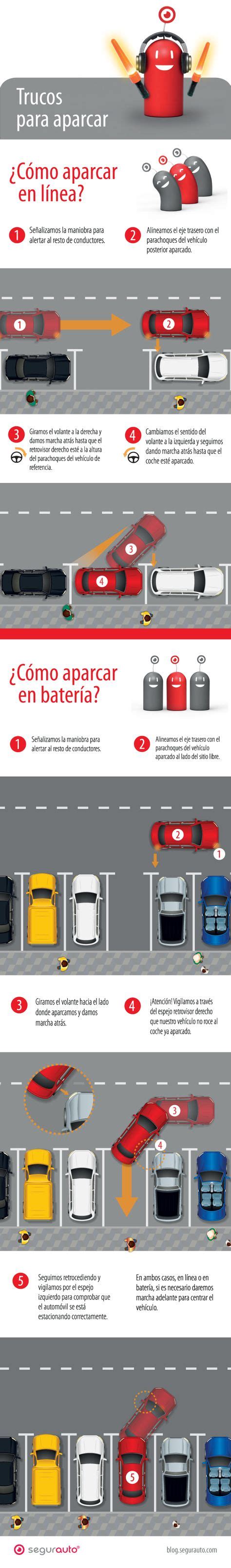 Infograf A Trucos Para Aparcar En Bater A Y En L Nea Seguro De Auto