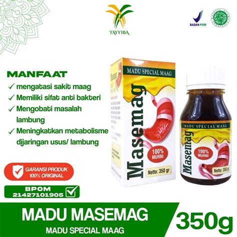 Jual Masemag Madu Special Maag Obat Maag Dan Asam Lambung 350 Gr