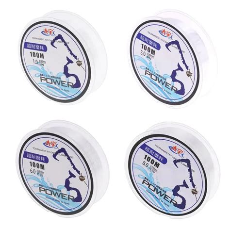 1pcs 100m Nylon Fishing Line 1 0 8 0mm Nylon Leader Line Japan