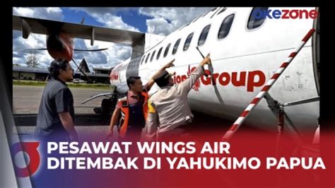 Aparat Tni Polri Kejar Kkb Pelaku Penembakan Pesawat Wings Air Di