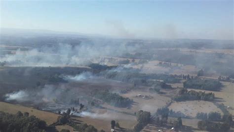 Declaran Alerta Roja Para La Comuna De Nueva Imperial Por Incendio