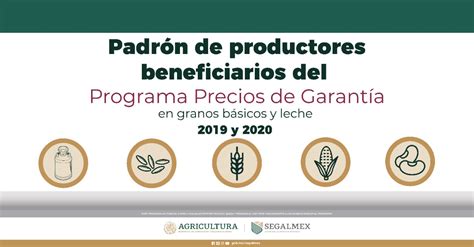 Padrón De Productores Beneficiarios Del Programa Precios De Garantía En