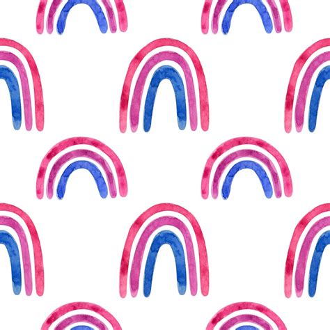 Premium Vector Bisexual Pride Seamless Pattern Lgbt Art Rainbow