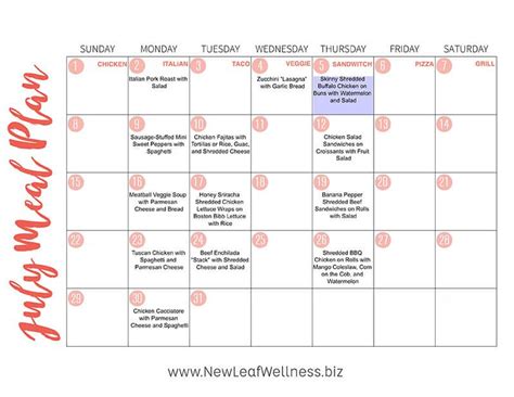 Free Printable Freezer Meal Plans - PrintableDietPlan.com