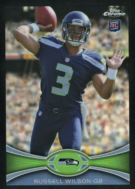 Russell Wilson 2012 Topps Chrome 40 Black Refractor 299 Price Guide