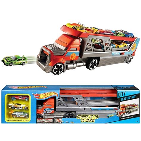 Hot Wheels Laweta Tir Wyrzutnia Transporter Cdj Oficjalne Archiwum Allegro