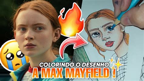 COMO EU PINTEI O DESENHO DA MAX Desenha E Fala YouTube