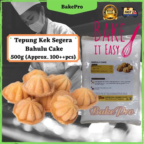 Bakepro G Tepung Segera Kek Bahulu Tepung Pengaseh Premix Bahulu