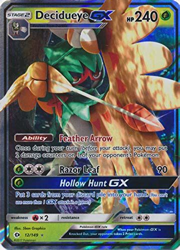 Pokemon Decidueye Gx 12 149 Ultra Rare Pricepulse