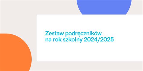 Zestaw podręczników na rok szkolny 2024 2025 XIII Liceum