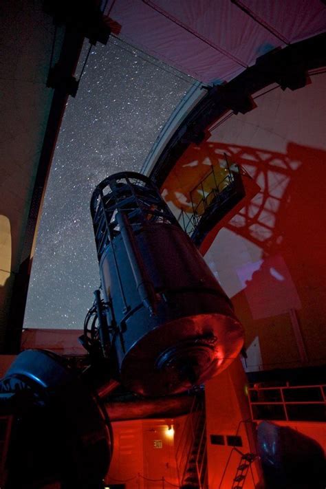 Moonrise From Inside The Dome Of The Otto Struve Telescope At The