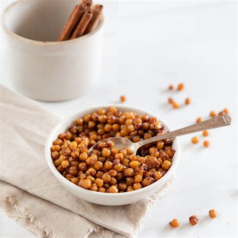 Cinnamon Sugar Roasted Chickpeas Recipe Jovial Foods