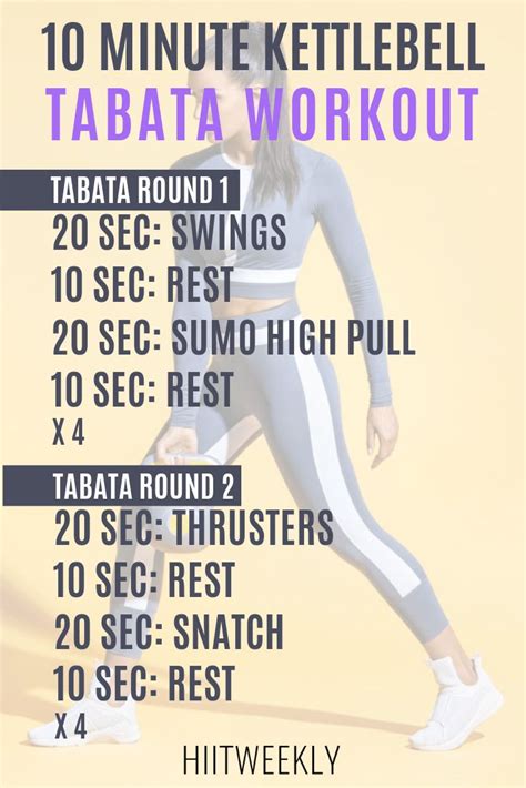 Minute Home Tabata Workouts With Kettlebells Tabata Workouts