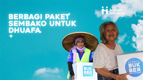 Berbagi Paket Sembako Ramadhan Untuk Dhuafa