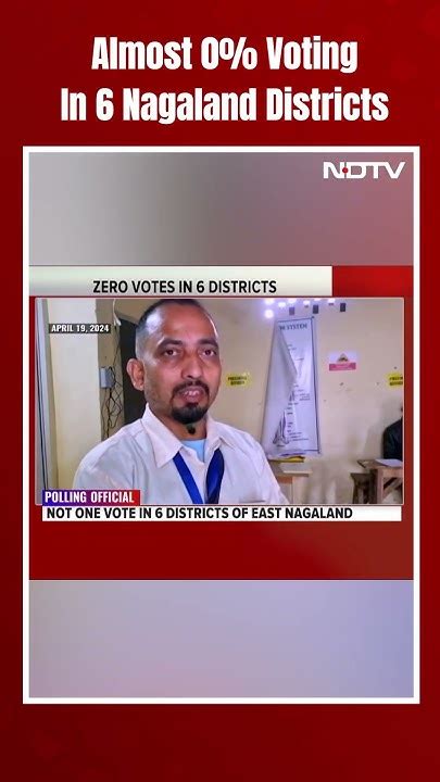 Lok Sabha Elections 2024 Almost 0 Voting In 6 Nagaland Districts