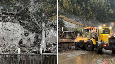 Severe Thunderstorms In Tyrol Landslide Buries Brenner Motorway And