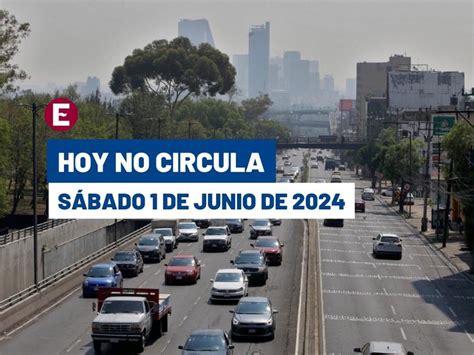 Así aplica el Hoy No Circula de este sábado sin contingencia ambiental