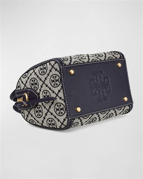 Tory Burch T Monogram Jacquard Mini Barrel Crossbody Bag Neiman Marcus