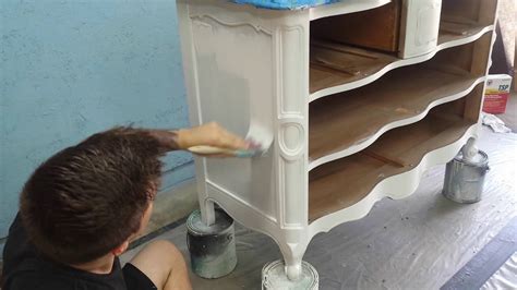 How To Repaint A Dresser Without Sanding How To Paint Glossy