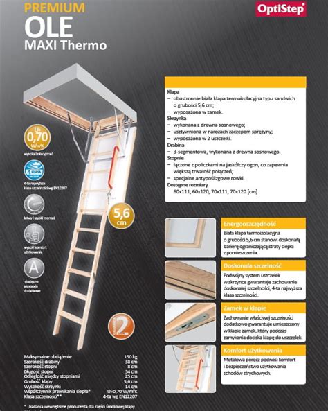 Schody Strychowe Ole Maxi Thermo X Oknadachowe Info Pl