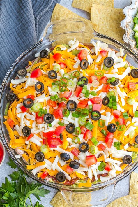 5 Layer Bean Dip Easy 10 Minute Recipe