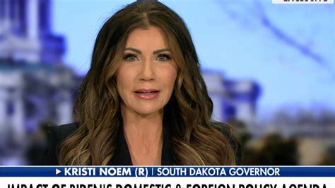 Kristi Noem Warns of Possible Civil War Amid Border Standoff ...