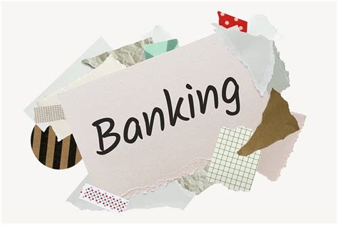 Banking Word Aesthetic Paper Collage Free Photo Rawpixel