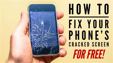 How To Fix Your Phone S Cracked Screen For Free Youtube