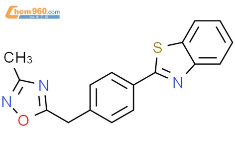 88955 67 3 Benzothiazole 2 4 3 Methyl 1 2 4 Oxadiazol 5 Yl Methyl