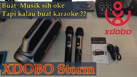 XDOBO Sinoband Storm 1988 Ii Karaoke Speaker Tes Suara Dan Tes Karaoke