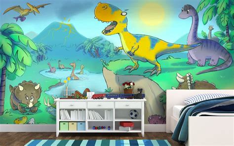 Childrens Made To Measure Wallpaper Murals Dinosaur Mural Boys