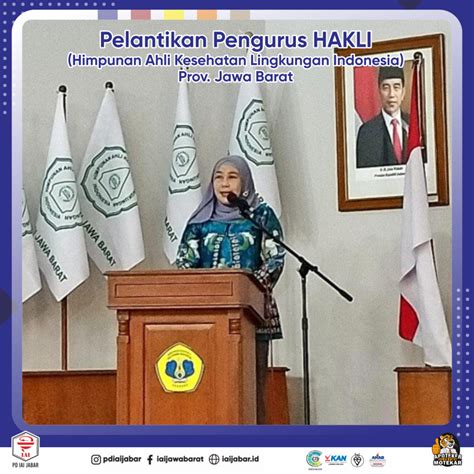 Pelantikan Pengurus Hakli Himpunan Ahli Kesehatan Lingkungan Indonesia Prov Jawa Barat Pd