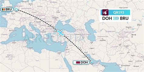 Qr Flight Status Qatar Airways Doha To Brussels Qtr