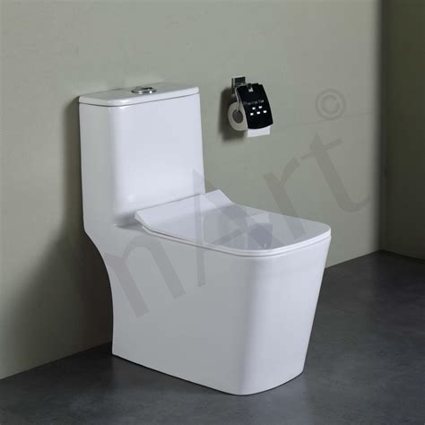 Hindware One Piece Western Commode For Bathroom Floor Mount Elegance