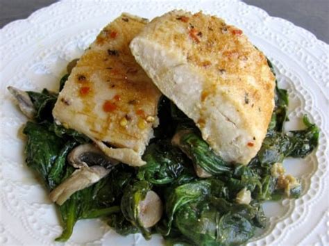 Simple Baked Fish with Spinach Recipe | Simple Nourished Living