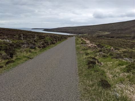 The Road Heading Down To Lyrawa Bay David Medcalf Geograph Britain