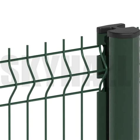 Self Lock Post V Bending Welded Wire Mesh Panel Galvanized Metal Fence