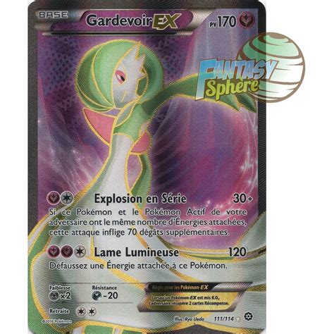 Gardevoir EX Full Art Ultra Rare 111 114 XY 11 Offensive Vapeur à