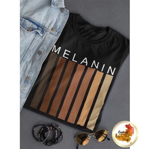 Melanin Shade Shirt Black Woman Black Pride Melanin Shirt Etsy