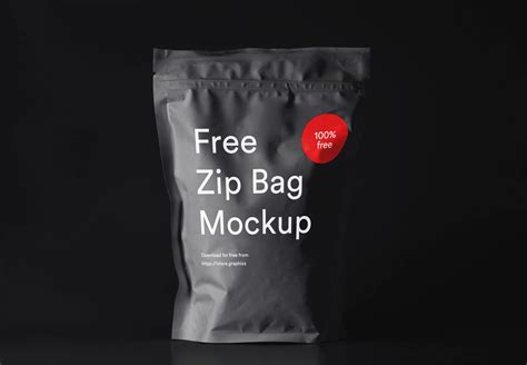 Free Plastic Pouch Packaging Mockup Psd Psfreebies