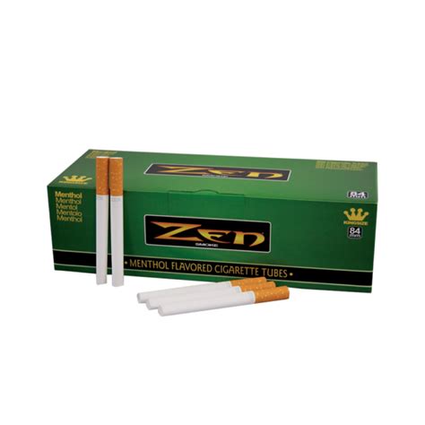 Zen Cigarette Tubes Menthol King Size American Rolling Club