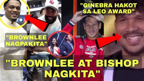 BUONG GINEBRA NAGULAT BROWNLEE At BISHOP Nagkita Sa PBA LEO AWARD