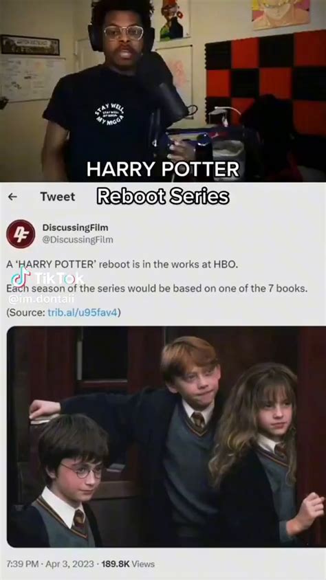 Tweet Harry Potter Reboot Series Harry Potter Reboot Is In The