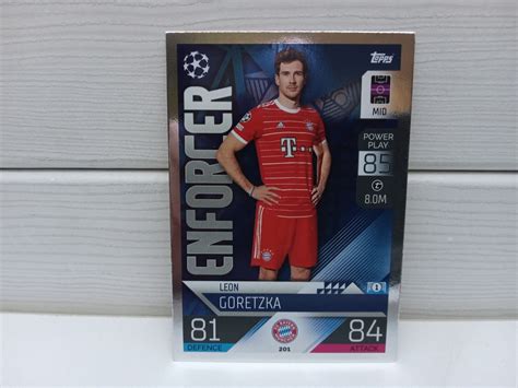 Topps Match Attax Leon Goretzka Bayern M Nchen Enforcer