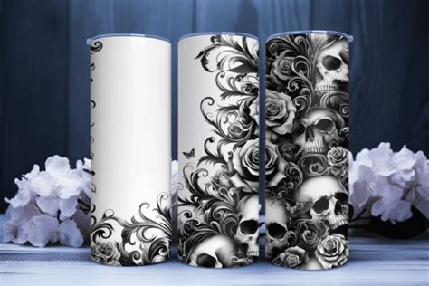 Horror Mansion Oz Skinny Tumbler Wrap Graphic By Sagorarts Creative