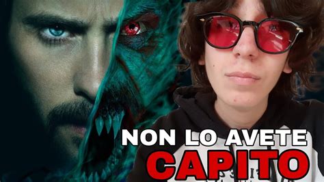 NON AVETE CAPITO MORBIUS YouTube